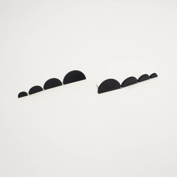 черные сережки купить киев